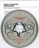 King Crimson - Discipline, CD and b&w insert