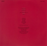 King Crimson - Discipline, Booklet back
