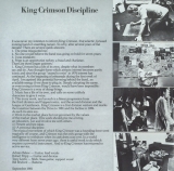 King Crimson - Discipline, Booklet page 6