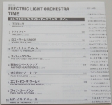 Electric Light Orchestra (ELO) - Time, Lyric book