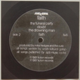 Cure (The) - Faith , Back Label