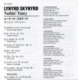 Lynyrd Skynyrd - Nuthin' Fancy, Front of Leaflet w/text in japanese/english