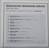 Quicksilver Messenger Service - Just For Love, Lyric book