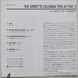 Coleman, Ornette - At The Golden Circle, Vol 1, Lyric book