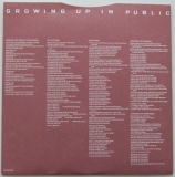 Reed, Lou - Growing Up In Public, Inner sleeve side A