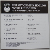 Rundgren, Todd - Hermit Of Mink Hollow, Lyric book