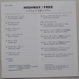 Free - Highway (+6), Lyric book