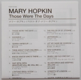 Hopkin, Mary - Those Were The Days, Lyric Book