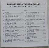 Fogelberg, Dan - The Innocent Age, Lyric book
