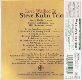 Kuhn, Steve Trio - Love Walked In, back with OBI