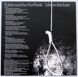 Eddie & The Hot Rods - Life on the Line, Insert side A