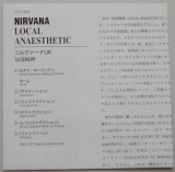 Nirvana (60s) - Local Anesthetic, Lyric book