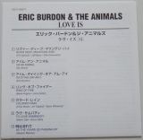 Burdon, Eric + The Animals - Love Is, Lyric book