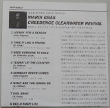 Creedence Clearwater Revival - Mardi Gras, Lyric book
