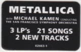 Metallica - S & M [Live] [2 CD], LP-sticker