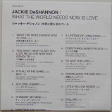 De Shannon, Jackie - What the world needs now is love, Lyric book