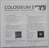 Colosseum II - Strange New Flesh (+CD), Lyric book