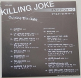 Killing Joke - Outside The Gate, Lyric book