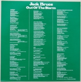 Bruce, Jack - Out Of The Storm [+ 5], Inner sleeve side B