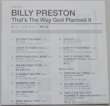 Preston, Billy - That's The Way God Planned It +3, Lyric book