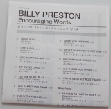 Preston, Billy - Encouraging Words +2, Lyric Book