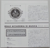Reale Accademia Di Musica - Reale Accademia Di Musica, Lyric book