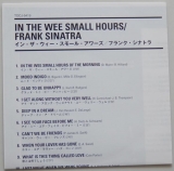 Sinatra, Frank - In The Wee Small Hours, Lyric book
