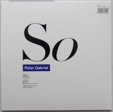 Gabriel, Peter  - So +1, Back cover