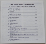 Fogelberg, Dan - Souvenirs, Lyric book