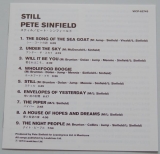 Sinfield, Pete - Still, Lyric Book