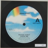 Sykes, John - Please DonÂ´t Leave Me, Front Label (numbered)