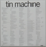 Tin Machine (Bowie, David) - Tin Machine, Insert