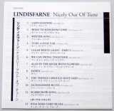 Lindisfarne - Nicely Out Of Tune +2, Lyric Book