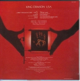 King Crimson - USA, Back Cover