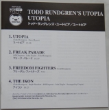 Rundgren, Todd - Todd Rundgren's Utopia, Lyric book
