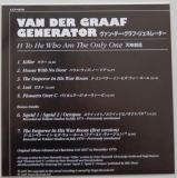 Van Der Graaf Generator - H To He Who Am The Only One +2, Lyric Book