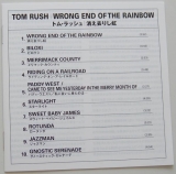 Rush, Tom  - Wrong End Of The Rainbow, Lyric book