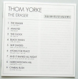 Yorke, Thom - The Eraser, Lyric booklet