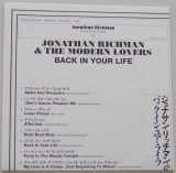 Richman, Jonathan and the Modern Lovers - Back In Your Life, Lyric book