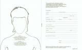 Bowie, David - Aladdin Sane, Fan club application card (open)