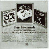 Bacharach, Burt - Butch Cassidy and The Sundance Kid, Back cover