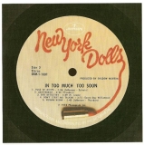 New York Dolls - In Too Much Too Soon, Card w/Serial Number side 2