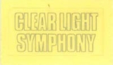Clearlight - Clearlight Symphony, Sticker (for top left of front cover)