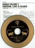 Emerson, Lake + Palmer - Works Volume 2, CD and insert