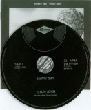 John, Elton - Empty Sky +4, CD and booklet