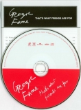Fame, Georgie - That's What Friends Are For, CD and insert