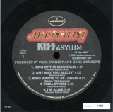 Kiss - Asylum , Front serial card number