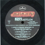 Kiss - Asylum , Back serial card number