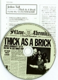 Jethro Tull - Thick As A Brick +2, CD and Inserts