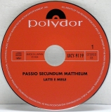 Latte E Miele - Passio Secundum Mattheum, CD